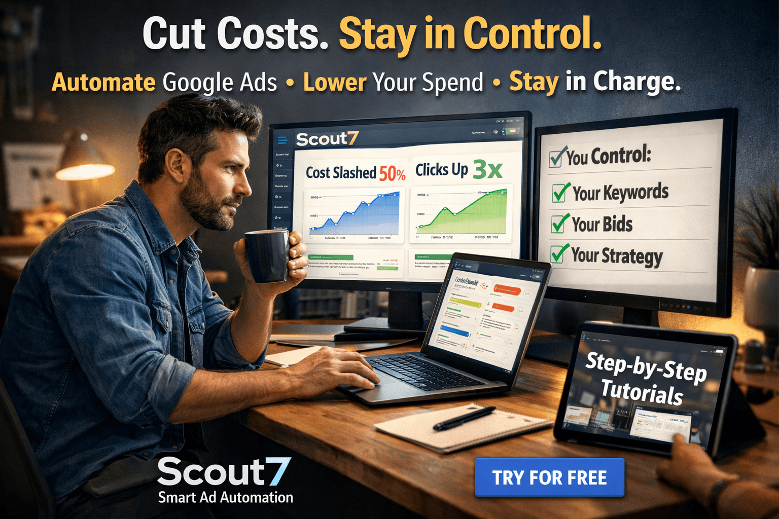 Tired of manual Google Ads work?