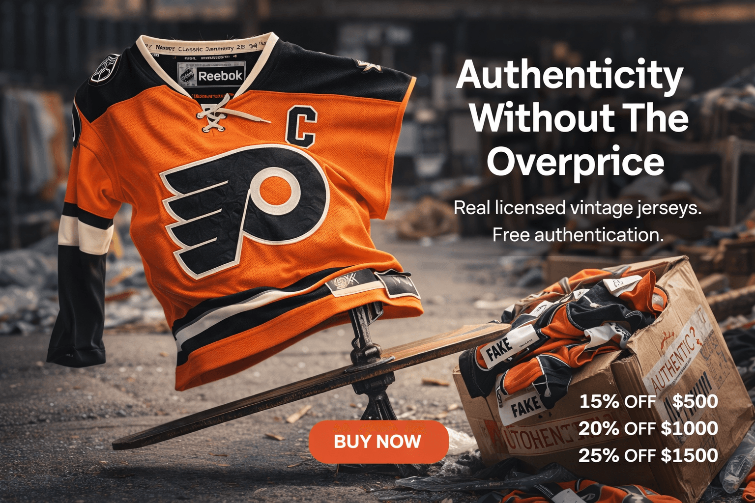 Authentic Vintage, No Premium