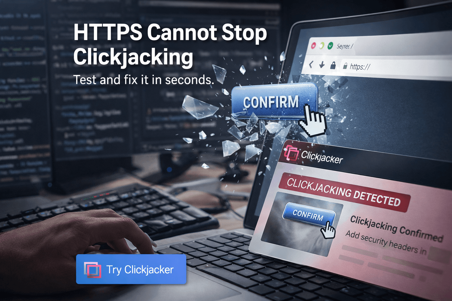 HTTPS ≠ Clickjacking Safe