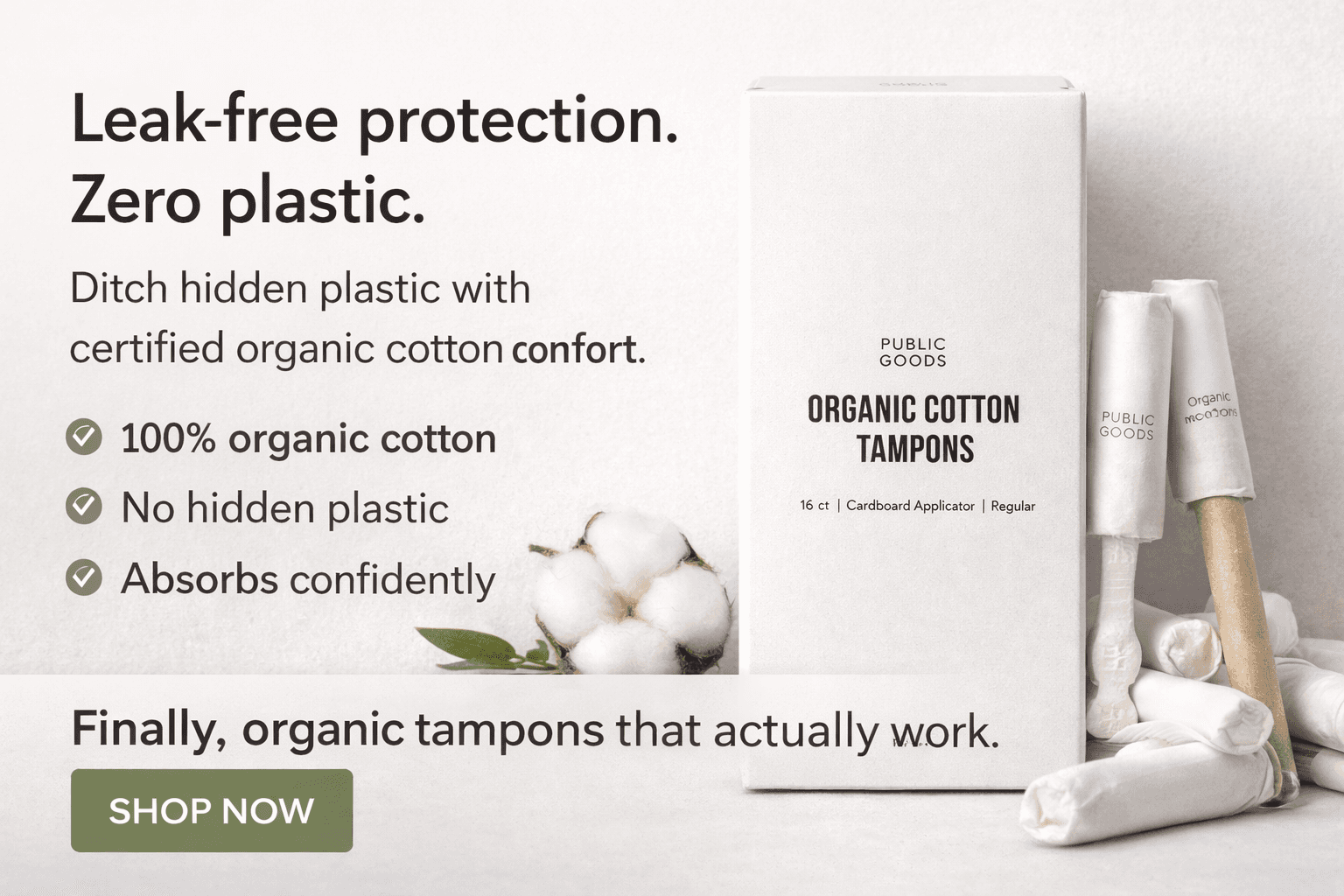 Tired of period products that irritate your skin?