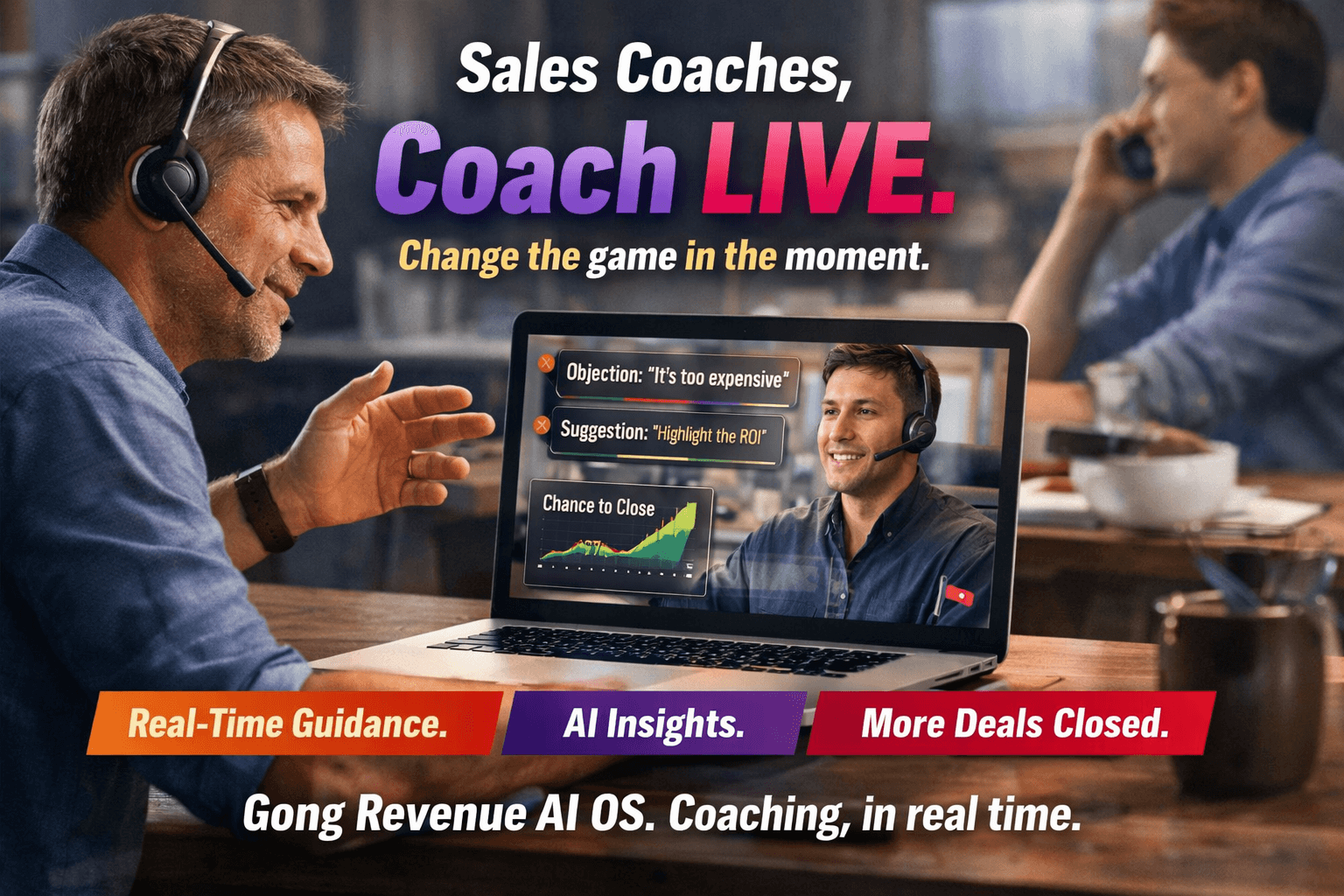 Coaches, imagine getting a coaching cue while the prospect is still on the line.