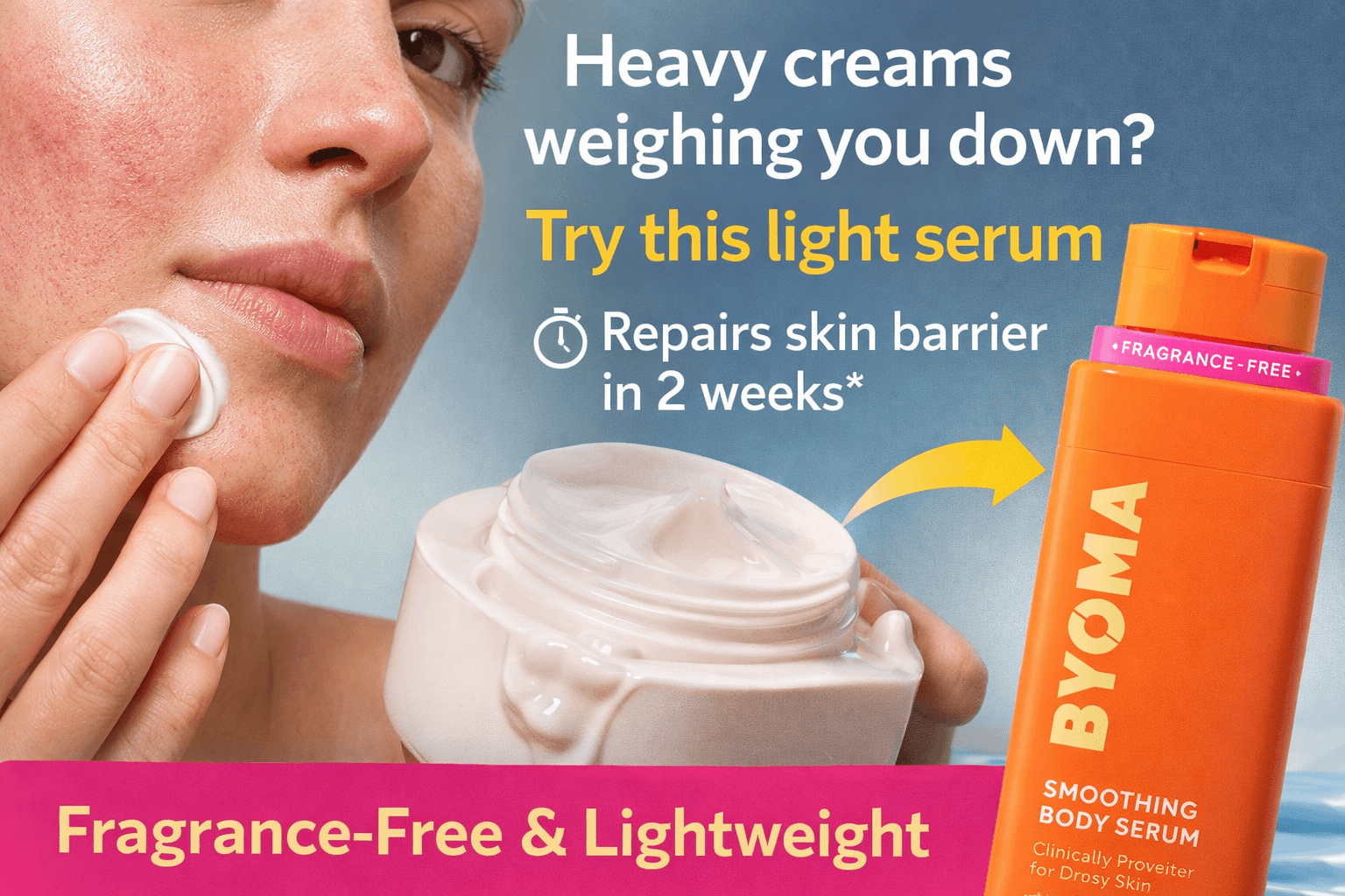 Your skin is crying for relief, not another heavy cream.