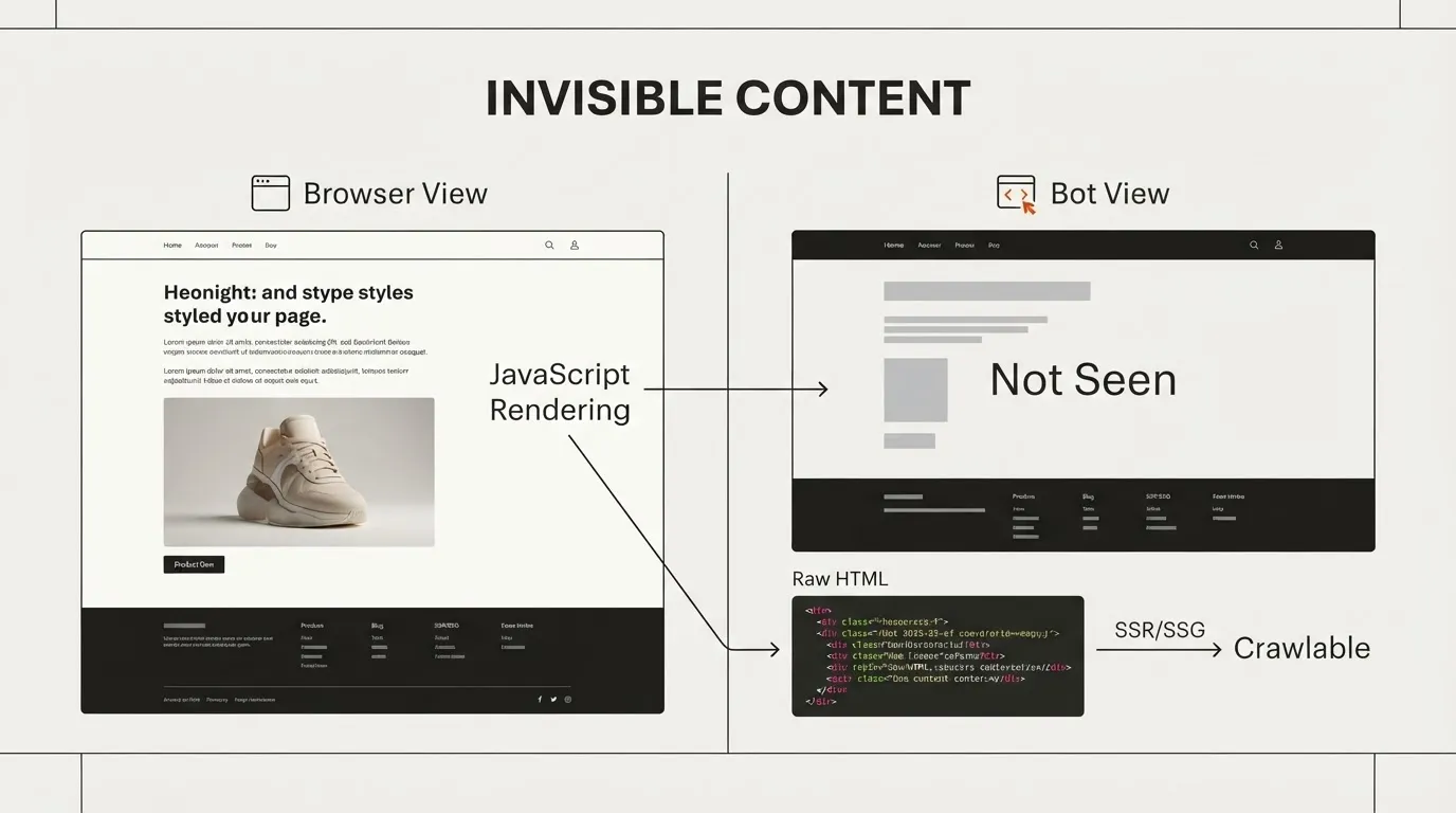 Why AI Can't See Your Best Content: AI Crawler Optimization