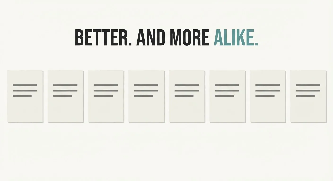 Better, And Just Like Everyone Else's: What AI Writing Costs Founder-Led Marketing
